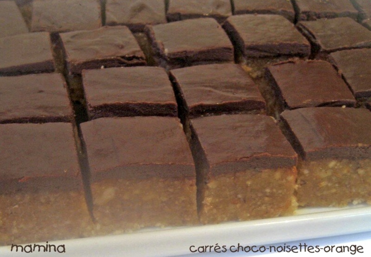 Cake choco orange noisettes
