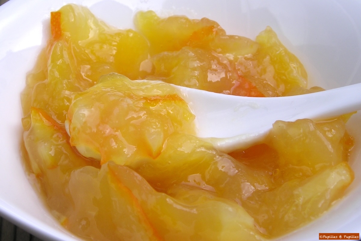 Confiture d'orange au micro ondes