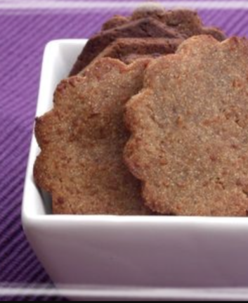 Biscuits apéritif à la farine de châtaignes sans gluten