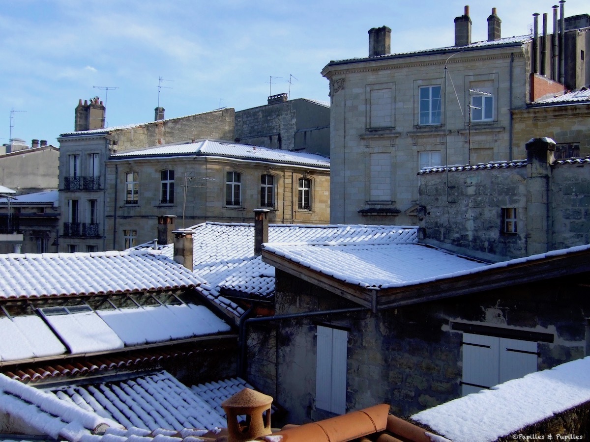 Bordeaux sous la neige