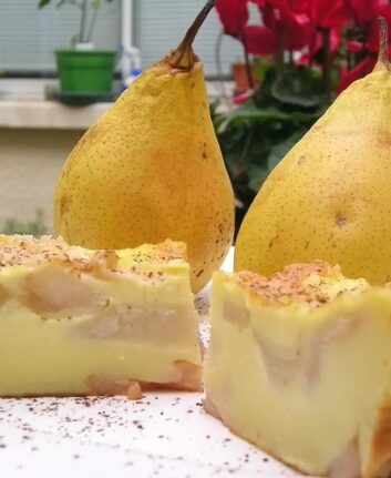 Flognarde aux poires