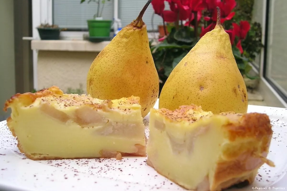 Flognarde aux poires