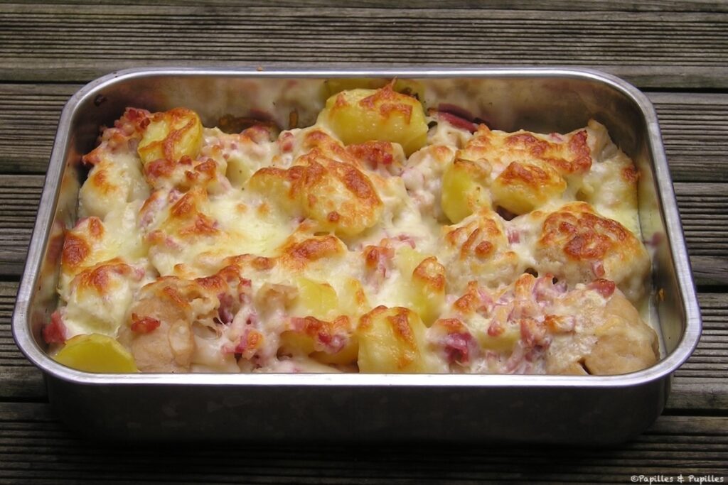 Gratin après cuisson