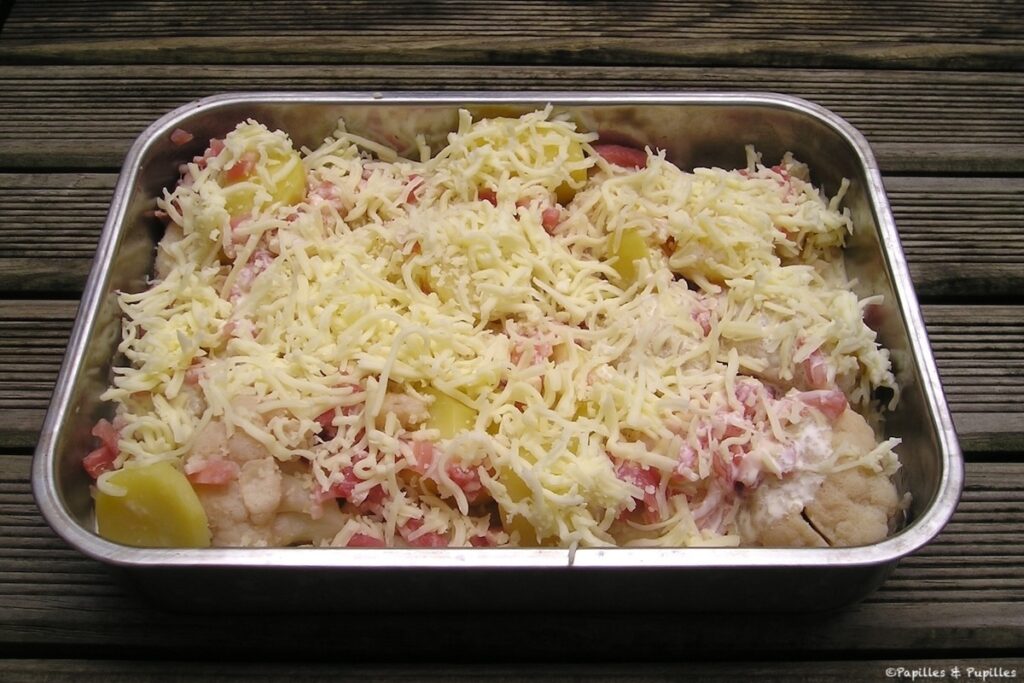 Gratin avant cuisson