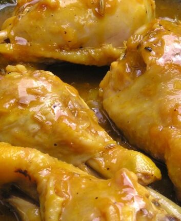 Poulet à l'orange et aux graines de fenouil