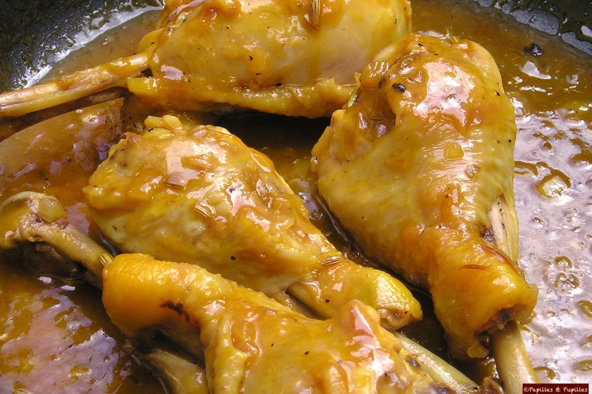Poulet à l'orange et aux graines de fenouil