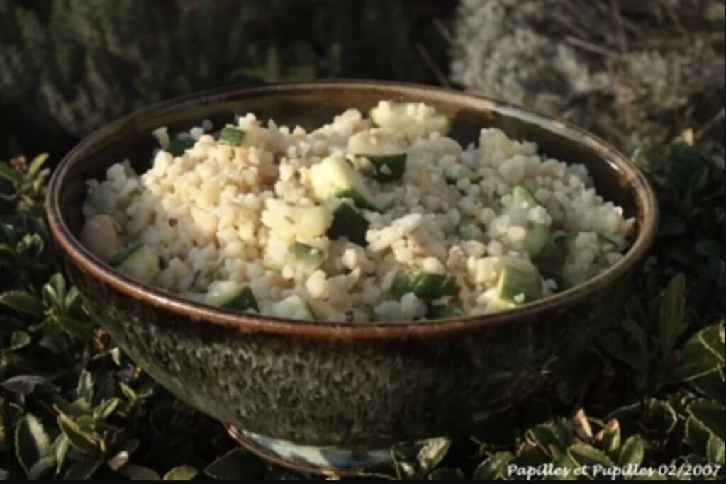 Céréales gourmandes aux courgettes