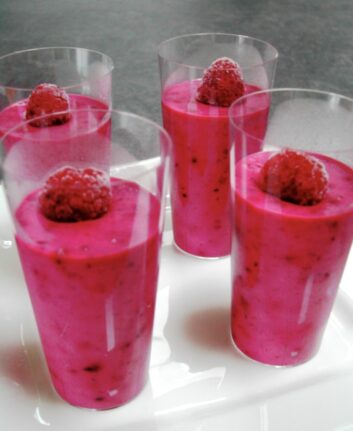 Pannacotta aux fruits rouges