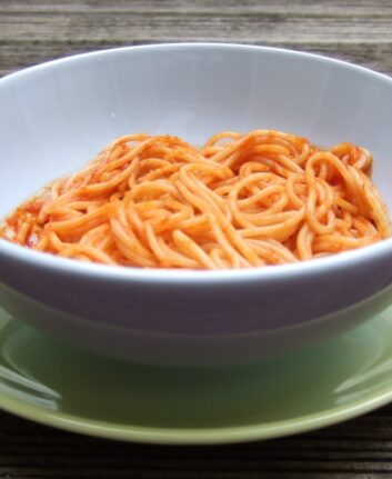 Spaghetti sauce tomate