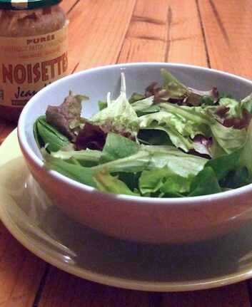 Vinaigrette à la purée de noisettes