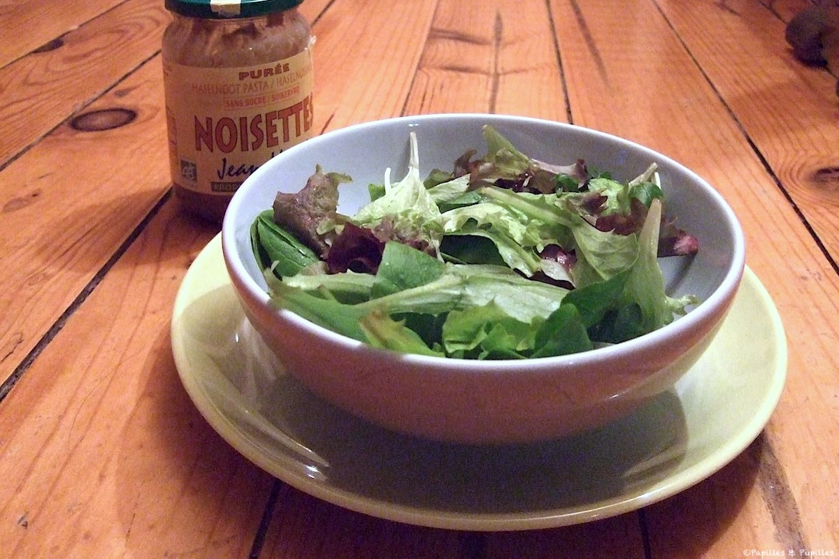 Vinaigrette à la purée de noisettes