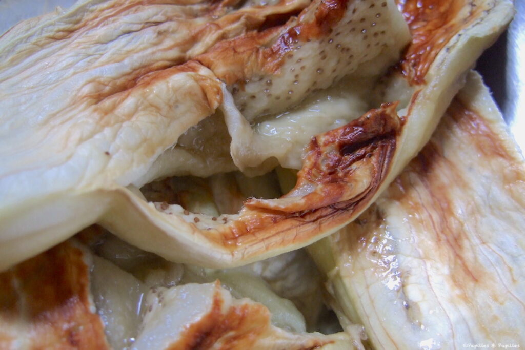 Aubergines cuites