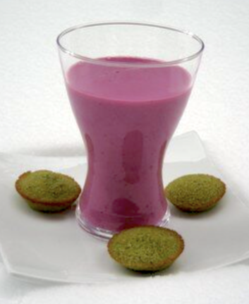 Mousse d’airelles soyeuse sans oeufs, sans lait, sans gluten