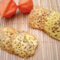 Tuiles à l'orange et aux petites graines sans oeufs