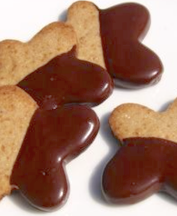 Biscuits à l’épeautre, châtaignes et chocolat, sans oeufs