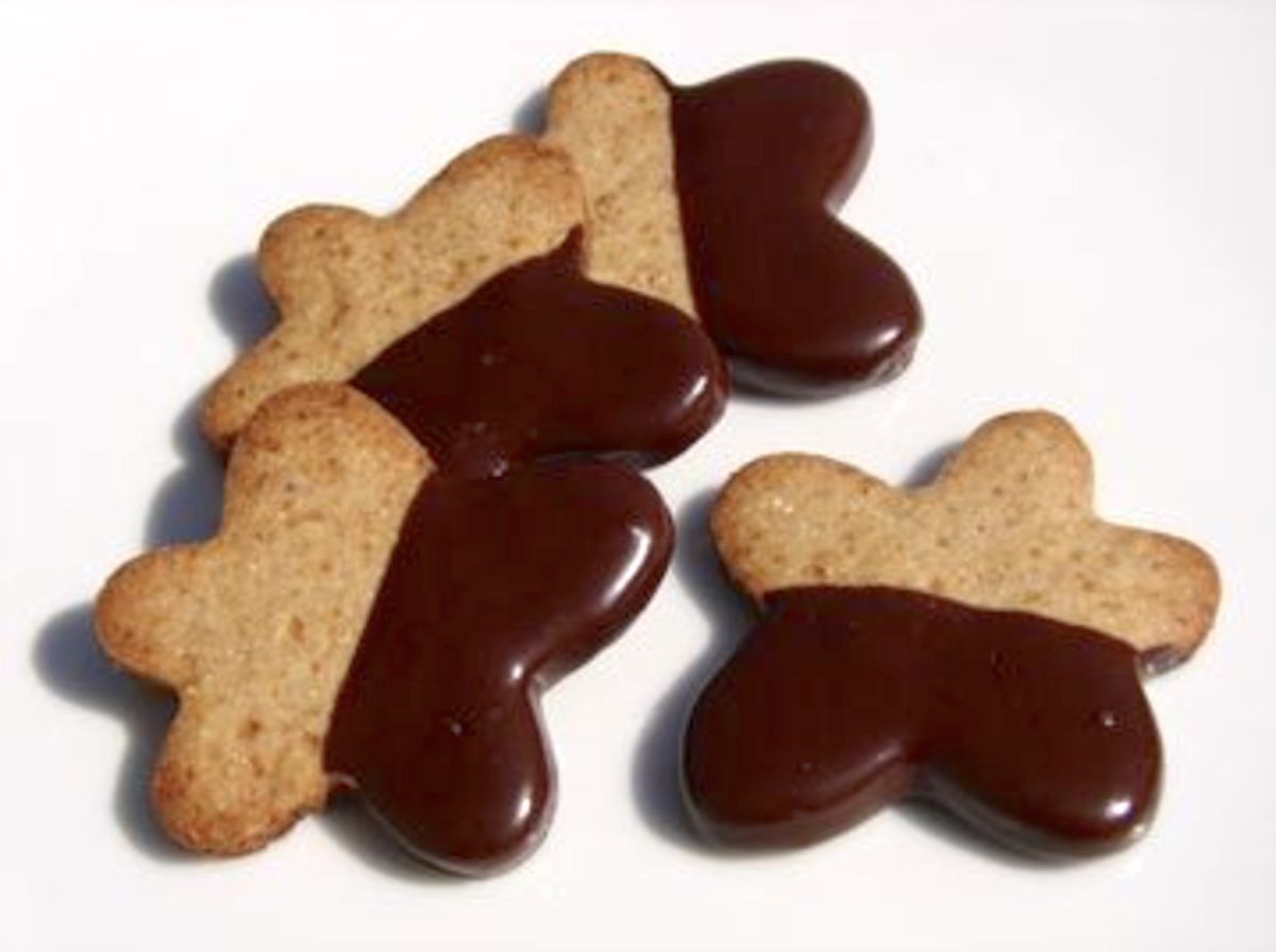 Biscuits épeautre, châtaignes, chocolat