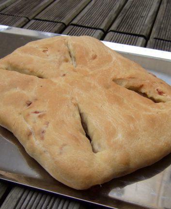 Fougasse après cuisson