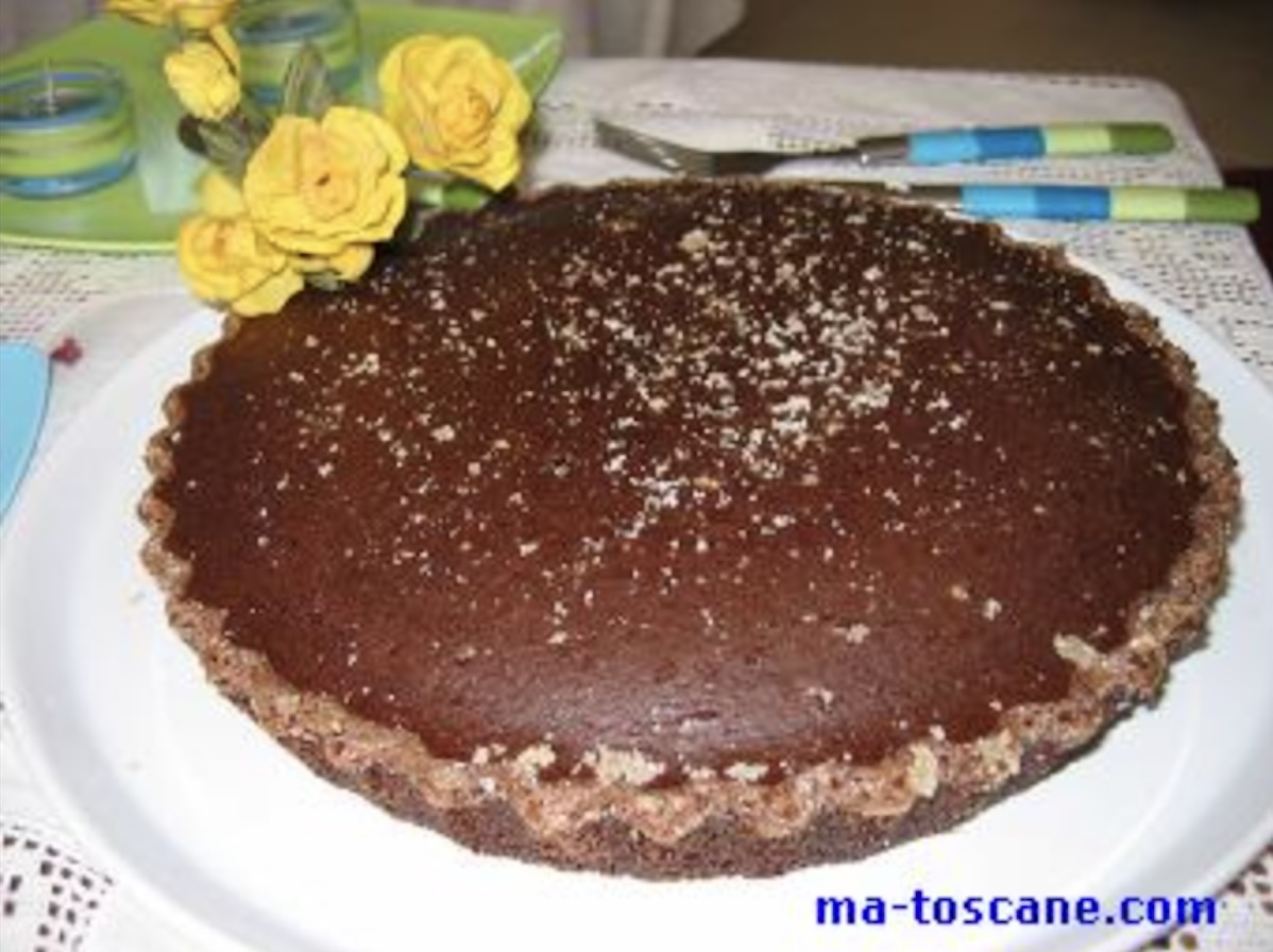 Gâteau au chocolat, zestes d'orange et cannelle sans oeufs
