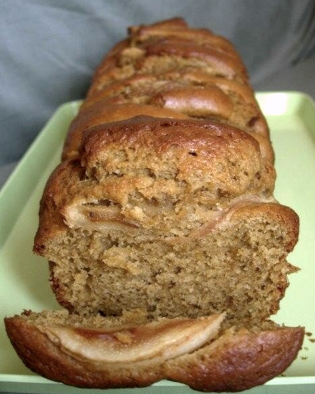 Gâteau aux poires sans lait sans gluten