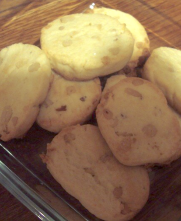 Sablés aux pignons de pins sans oeufs