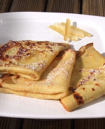 Crêpes au thé