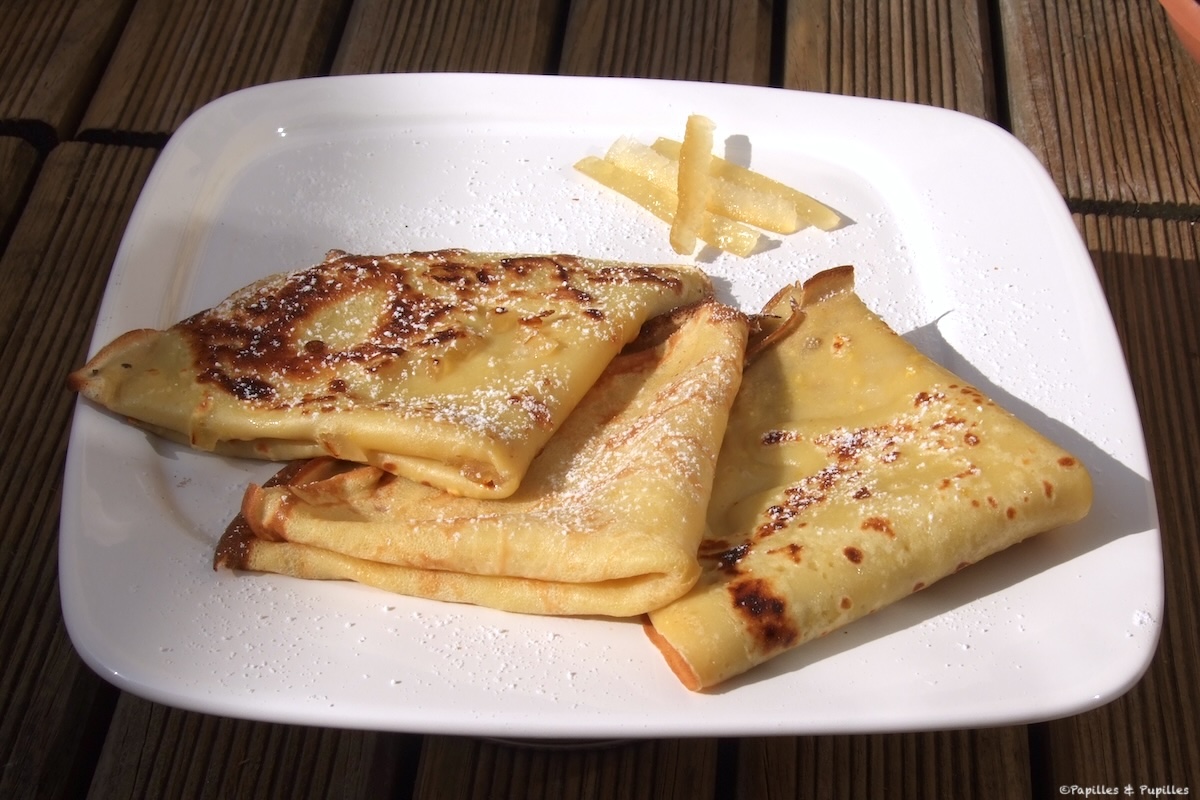 Crêpes au thé