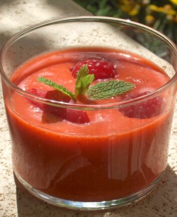 Gaspacho de fraises