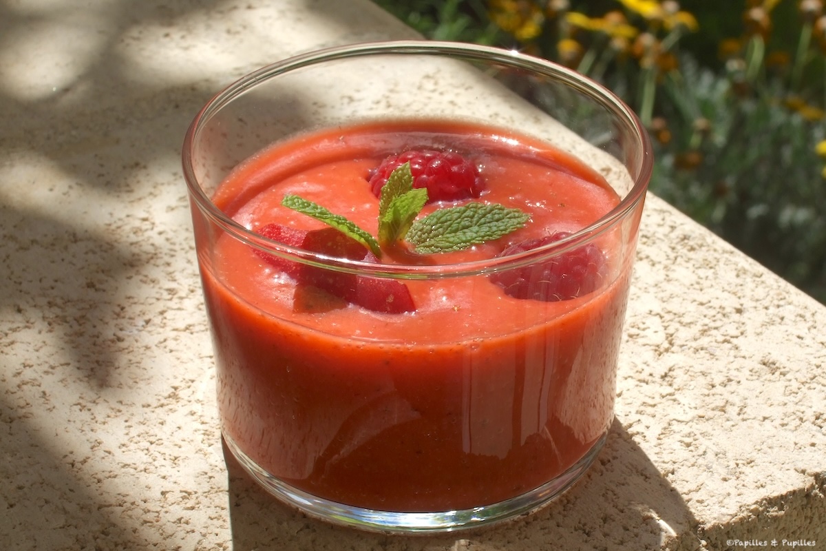 Gaspacho de fraises