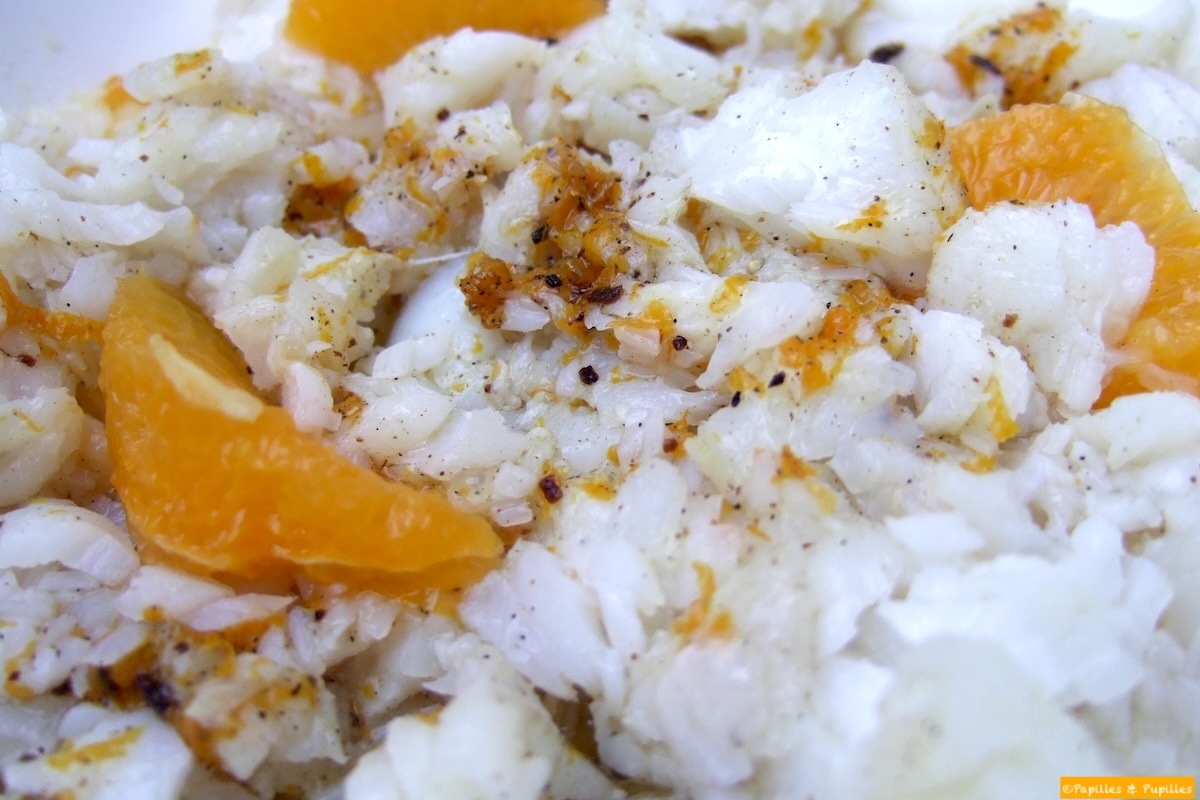 Salade de flétan aux agrumes