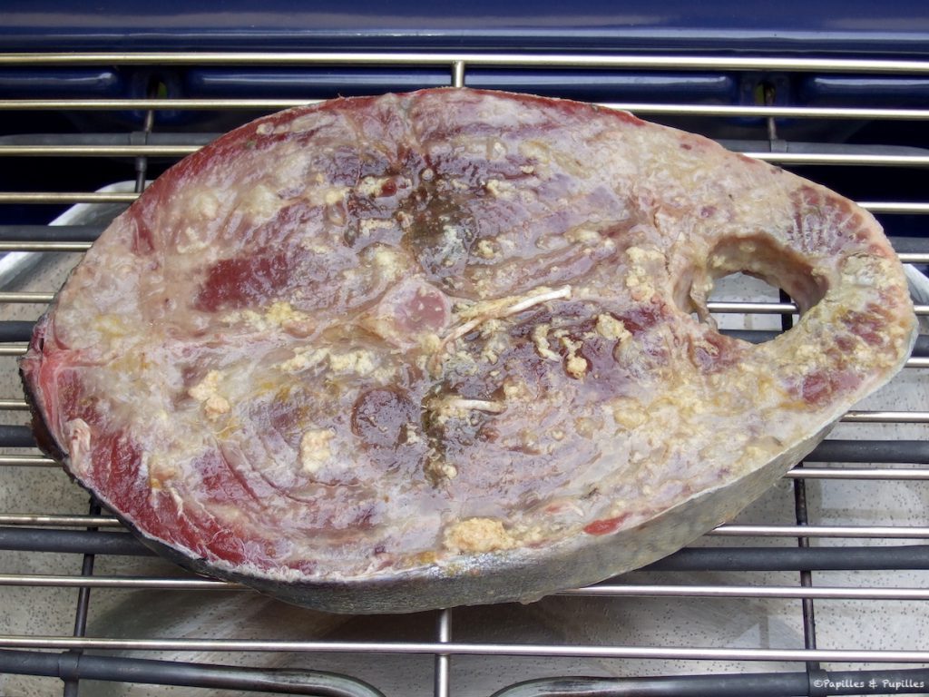 Thon rouge mariné grillé au BBQ