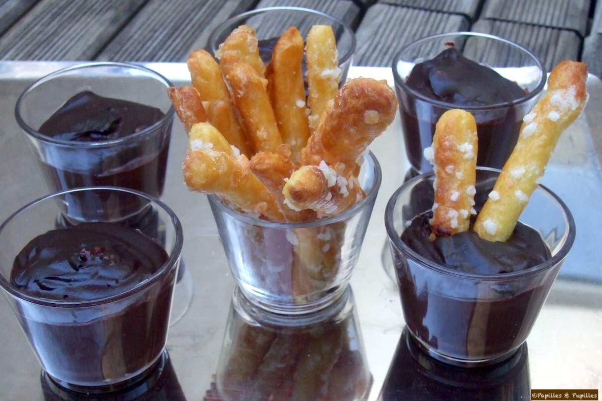 Chouquettes et crèmes choco noisettes