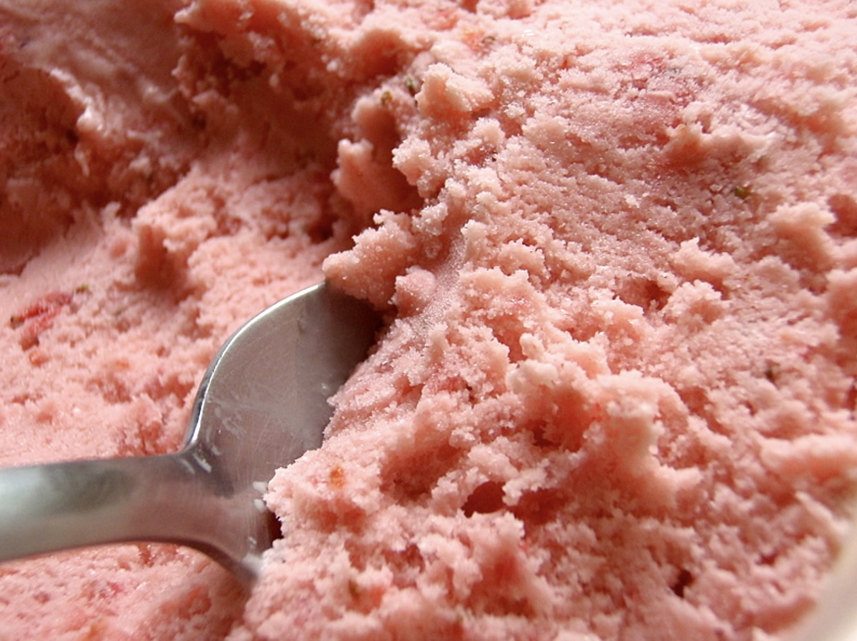 Glace à la fraise sans oeufs © joyosity CC BY 2.0