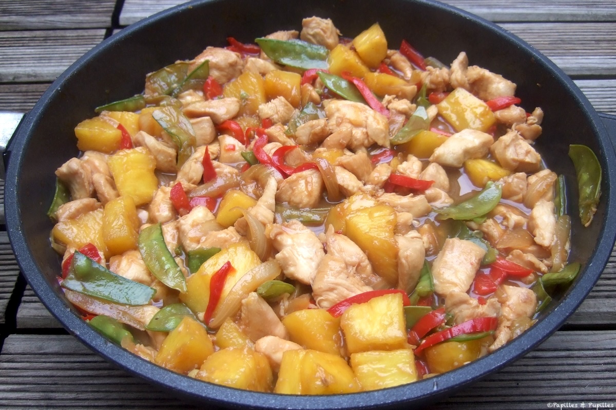 Poulet à l'ananas