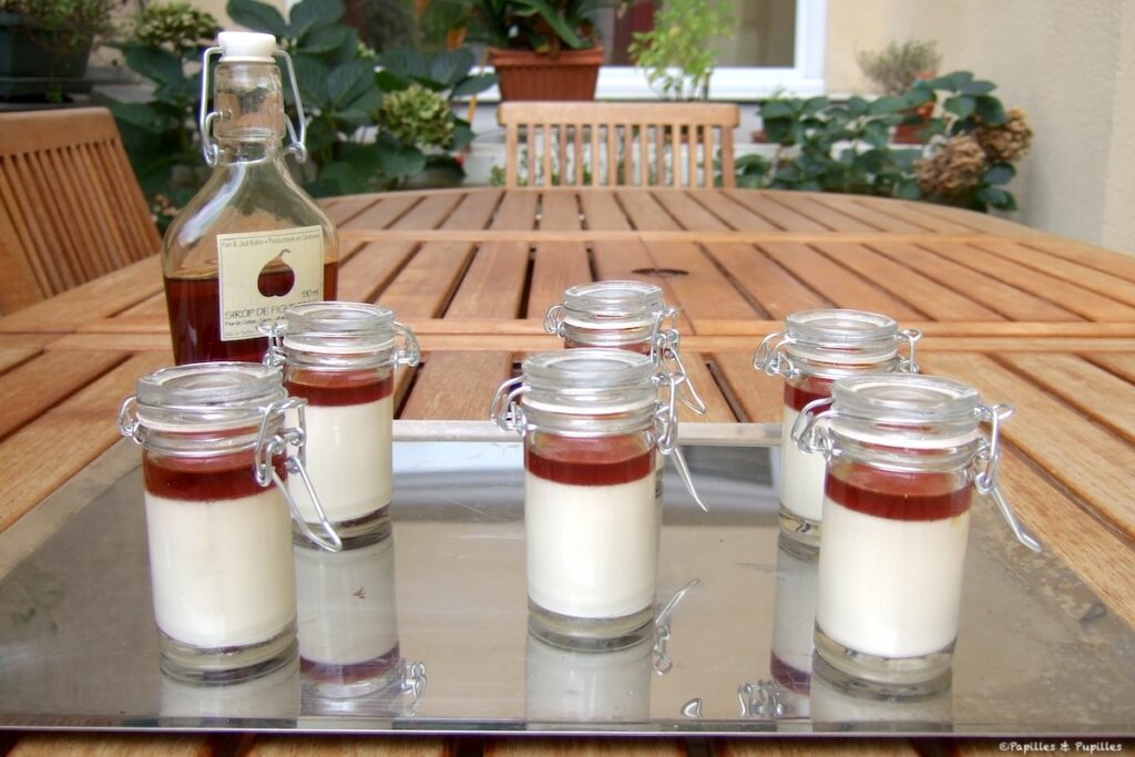Panacotta amandes figues