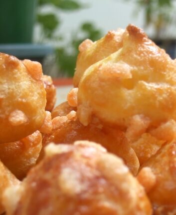 Chouquettes au sucre noisette