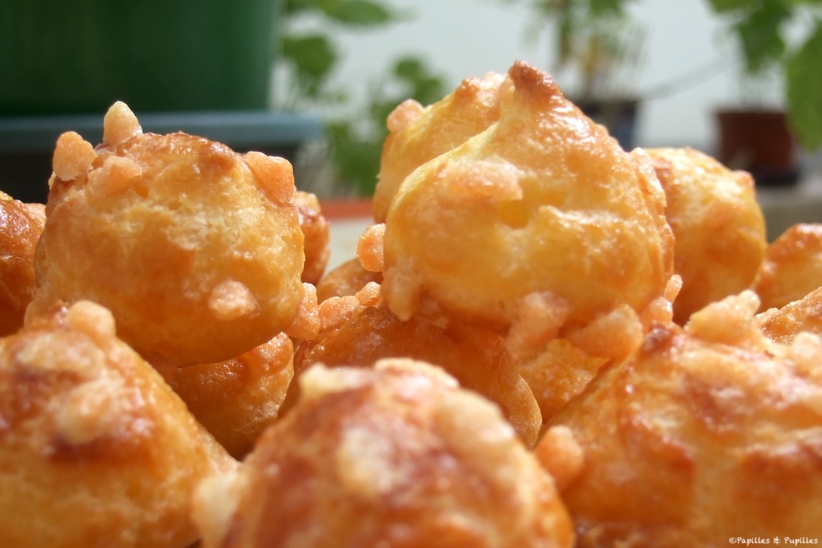 Chouquettes au sucre noisette