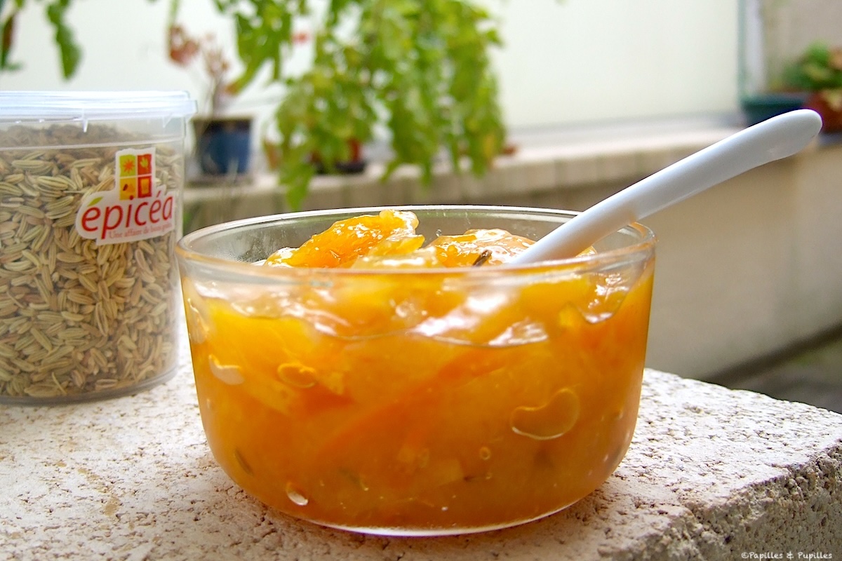 Confiture d'orange aux graines de fenouil