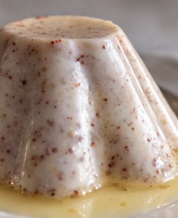 Flan crémeux aux amandes, sans oeufs, sans gluten