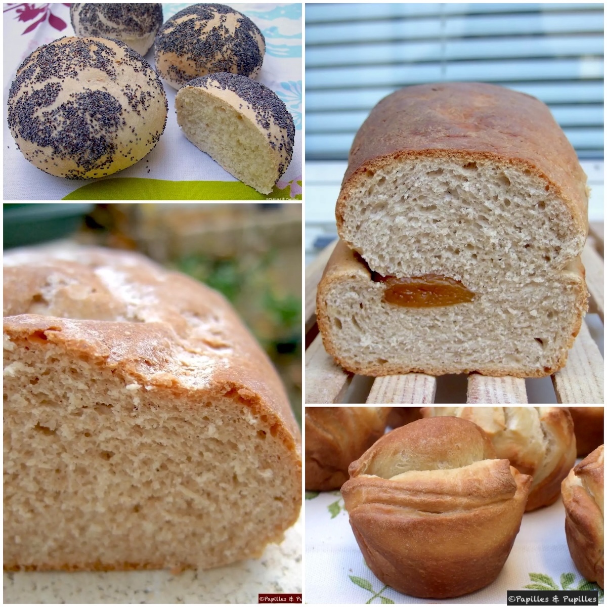 4 pains pour les fêtes