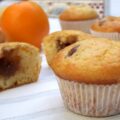 Muffins aux zestes d’orange coeur crème de marrons