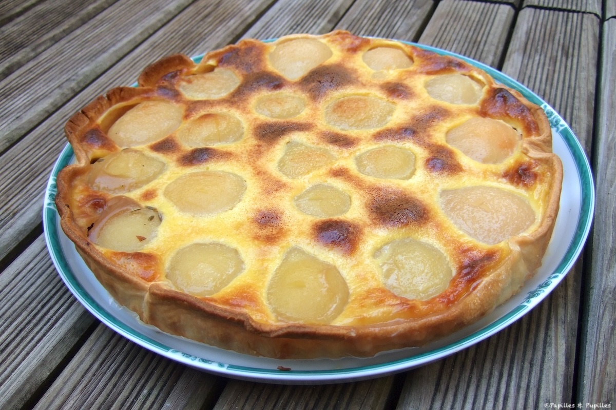 Tarte aux poires et aux grains de fenouil