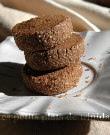 Sablés diamant au chocolat sans oeufs