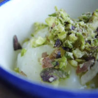 Crème à la fleur d’orangers sans oeufs sans gluten