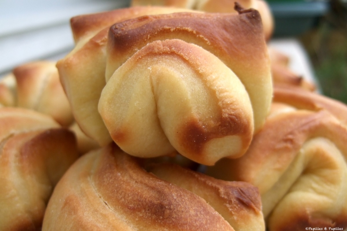 Petits pains briochés au jus d'orange