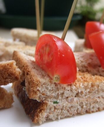Club sandwich aux rillettes de thon