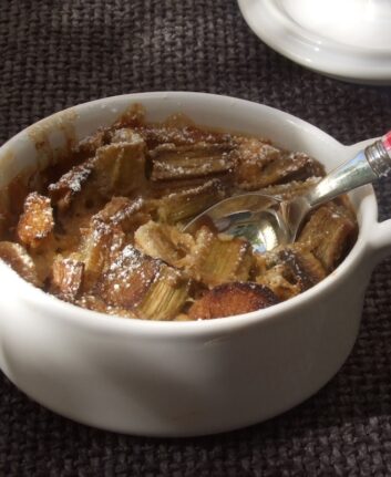 Clafoutis rhubarbe céréales