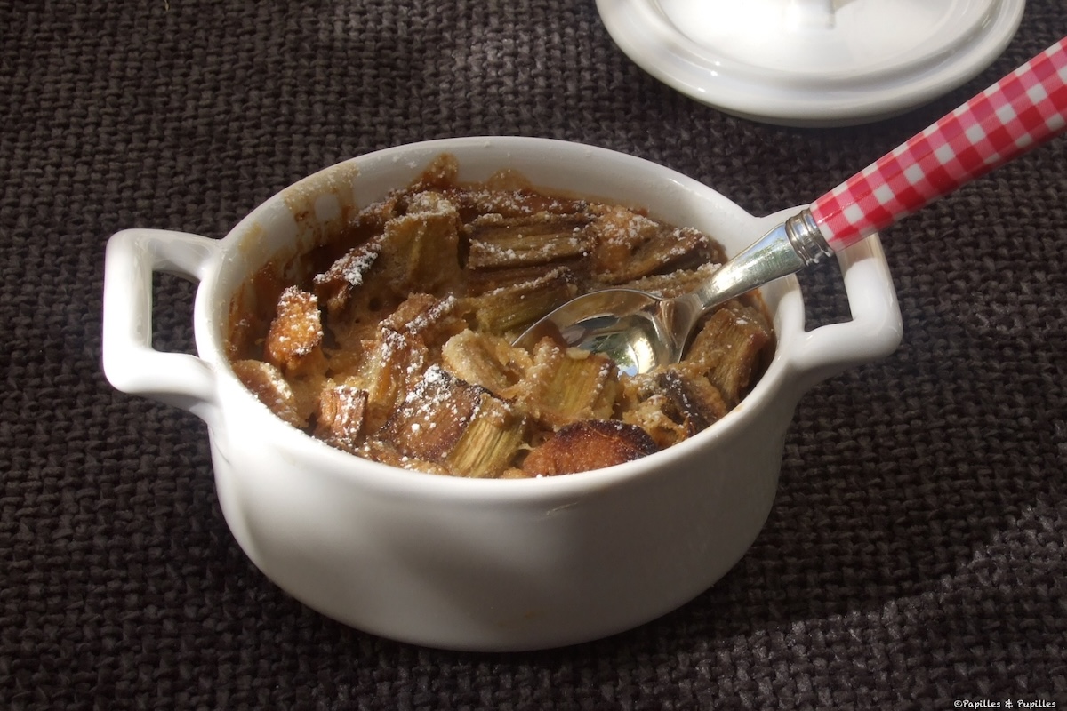 Clafoutis rhubarbe céréales