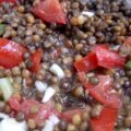 Salade de lentilles à l'orientale