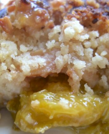 Crumble aux prunes