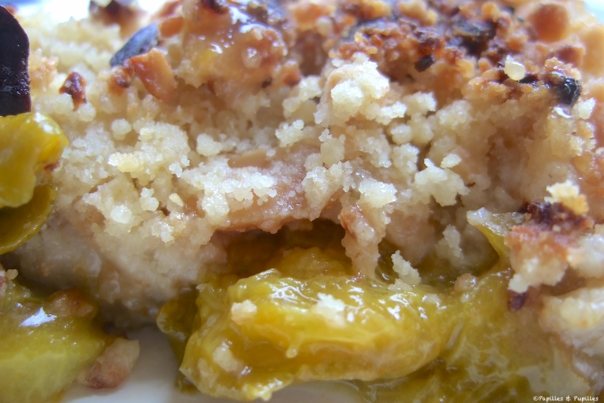 Crumble aux prunes